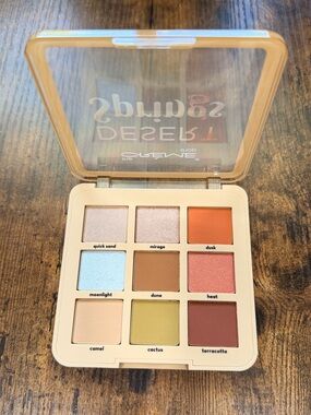 The Creme Shop Desert Springs 9-Color Eyeshadow Palette - Warm & Earthy Tones